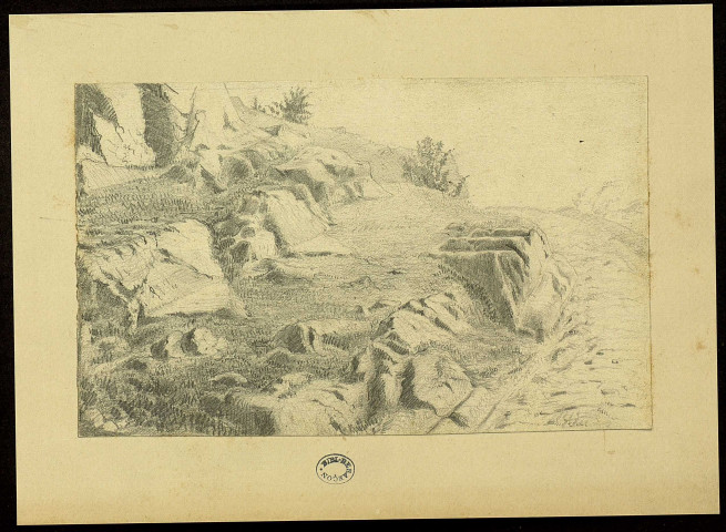 Restes du chemin celtique de Trochatey [Doubs] [image fixe] / par A. Vaissier , 1800/1899