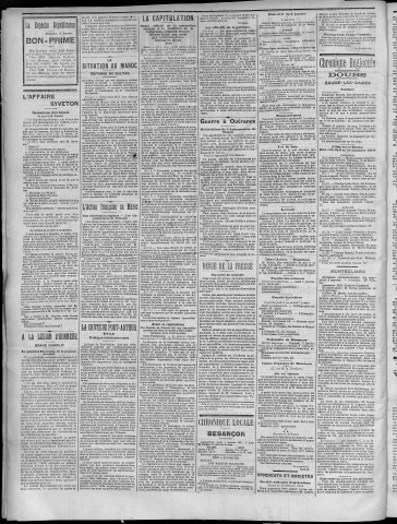 05/01/1905 - La Dépêche républicaine de Franche-Comté [Texte imprimé]