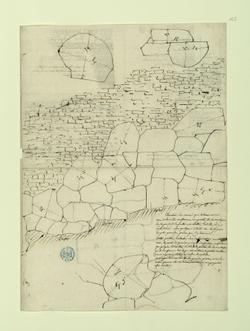 Murs cyclopéens de Palestrina / Pierre-Adrien Pâris , [S.l.] : [P.-A. Pâris], [1700-1800]