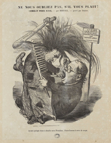 Ne nous oubliez pas, s'il vous plaît ! [image fixe] / Dumont  ; Bertall , Paris, 1849/1850