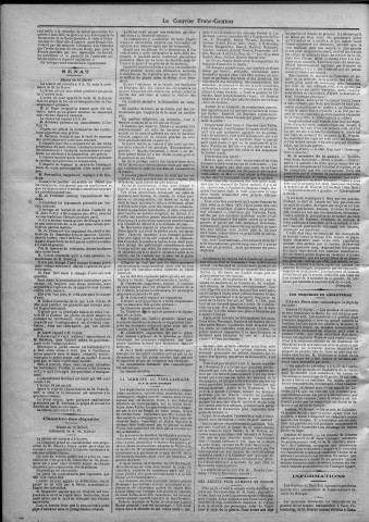 17/02/1886 - Le Courrier franc-comtois [Texte imprimé]