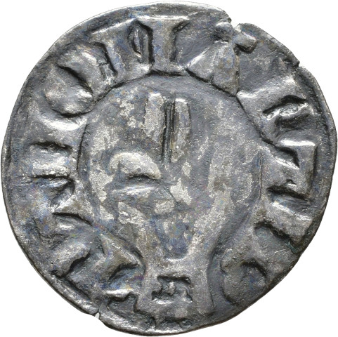 874.1.42 - pièce de monnaie ; denier estevenant