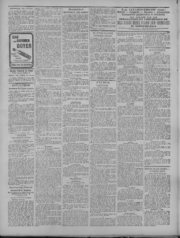07/12/1920 - La Dépêche républicaine de Franche-Comté [Texte imprimé]
