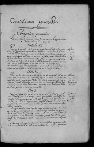 Devis général et bordereau des prix des ouvrages militaires dépendant du Service du Génie, à éxécuter dans la place de Besançon et dépendances [...] à partir du 1er janvier 1841 /
