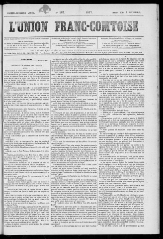 04/12/1877 - L'Union franc-comtoise [Texte imprimé]