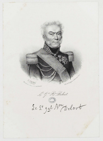 Le Général Baron Delort [image fixe] / Lith. de Grégoire et Deneux , Paris : Rosselin, éditeur, 21, quai Voltaire, 1807
