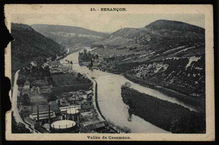 Besançon - Vallée de Casamène [image fixe] , Besançon : Etablissements C. Lardier - Besançon (Doubs) ., 1914/1934