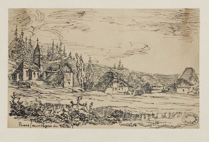 Fuans (montagne du Doubs) [estampe] , [S.L.] : [s.n.], [1800-1899]