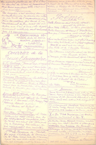 10/05/1915 - Le Petit Voisognard : organe bi-hebdomadaire du 369e terrassiers