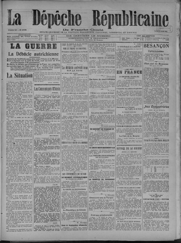 25/06/1918 - La Dépêche républicaine de Franche-Comté [Texte imprimé]