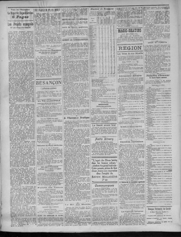 05/12/1921 - La Dépêche républicaine de Franche-Comté [Texte imprimé]