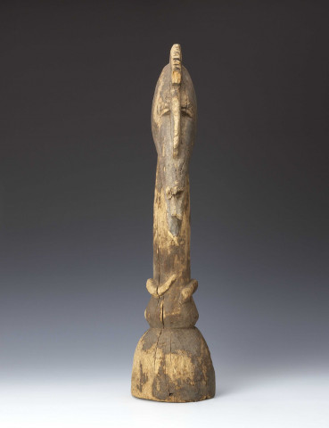 Masque-cimier calao - masque Sénoufo, Côte d’Ivoiremasque cimier à tête de calao