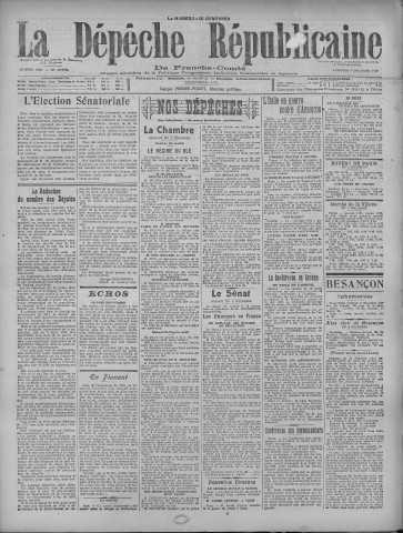 03/12/1920 - La Dépêche républicaine de Franche-Comté [Texte imprimé]