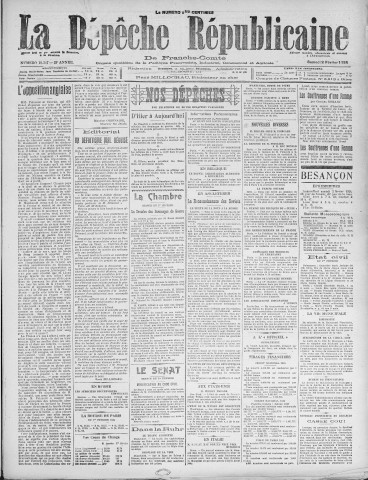 02/02/1924 - La Dépêche républicaine de Franche-Comté [Texte imprimé]