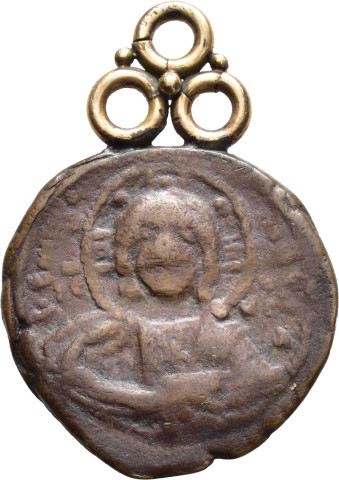 931.1.1289 - pièce de monnaie ; follis ; pendentif