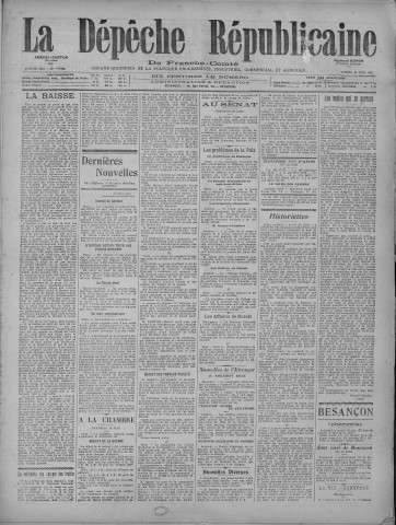 19/06/1920 - La Dépêche républicaine de Franche-Comté [Texte imprimé]