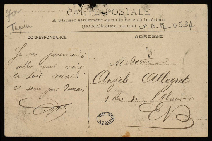 Au cimetière des Chaprais. [image fixe] 1904/1930