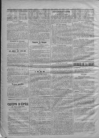 04/01/1888 - La Franche-Comté : journal politique de la région de l'Est