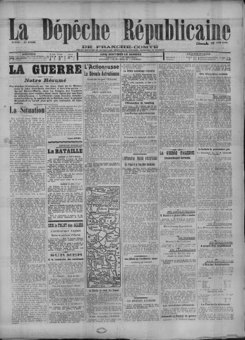 11/06/1916 - La Dépêche républicaine de Franche-Comté [Texte imprimé]