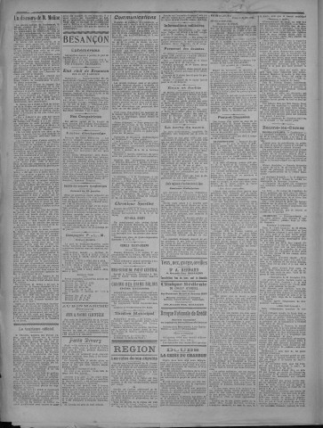 03/01/1920 - La Dépêche républicaine de Franche-Comté [Texte imprimé]