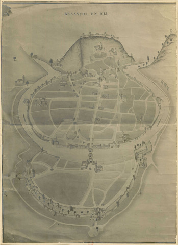 Besançon en 1615 , [S.l] : [s.n], 1600/1700