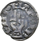 874.1.58 - pièce de monnaie ; denier estevenant