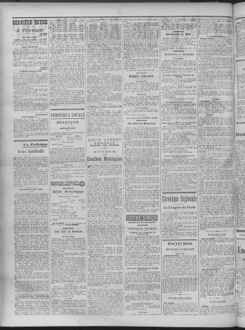22/03/1908 - La Dépêche républicaine de Franche-Comté [Texte imprimé]