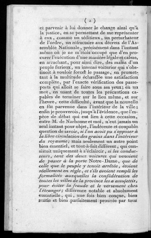 Exposé de la conduite tenue par l'avocat Laurent à la porte Notre-Dame le 21 mars 1790 ; avec l'analyse de tous les témoignages qui y sont relatifs /