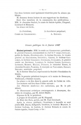 01/01/1897 - Procès verbaux et mémoires [Texte imprimé] /
