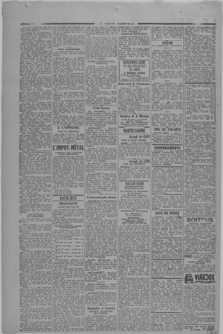 24/03/1944 - Le petit comtois [Texte imprimé] : journal républicain démocratique quotidien
