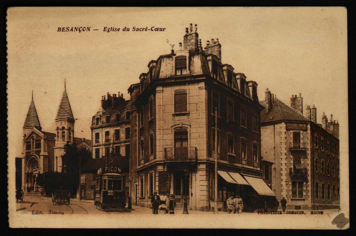 Besançon - Eglise du Sacré-Coeur [image fixe] , Mâcon : Phototypie Combier, 1904/1930