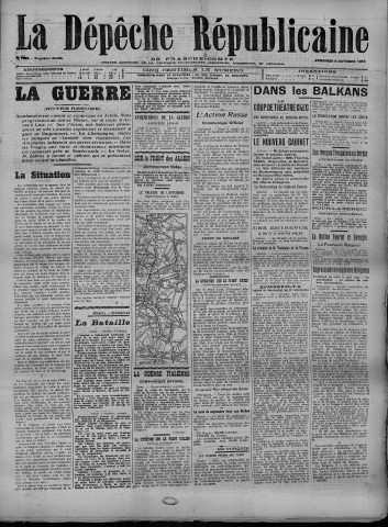 08/10/1915 - La Dépêche républicaine de Franche-Comté [Texte imprimé]