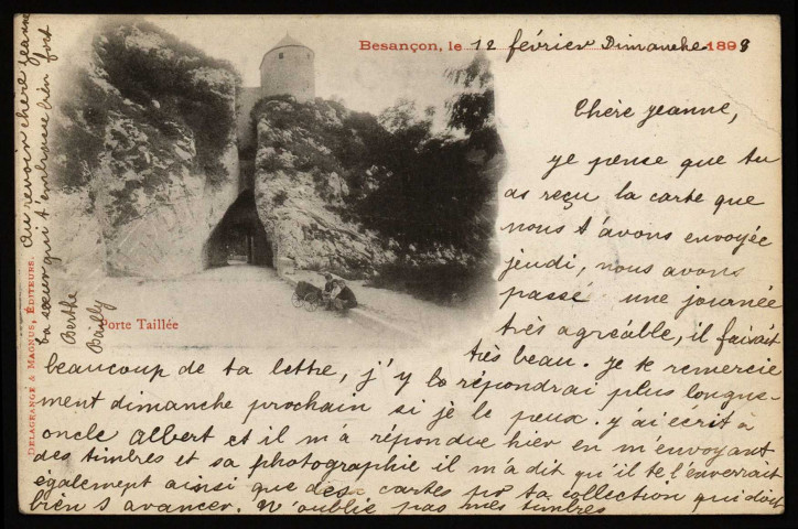 Besançon - Porte Taillé. [image fixe] , 1897/1898