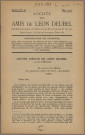 05/1951 - Bulletin / Société des amis de Léon Deubel