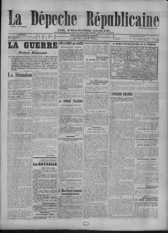 31/05/1916 - La Dépêche républicaine de Franche-Comté [Texte imprimé]