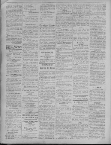 20/10/1922 - La Dépêche républicaine de Franche-Comté [Texte imprimé]