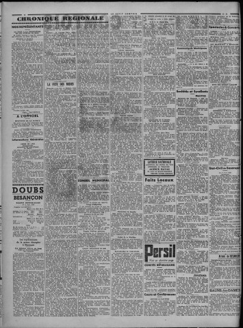 06/06/1939 - Le petit comtois [Texte imprimé] : journal républicain démocratique quotidien