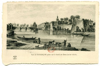 Vue de Besançon prise sur le bord du Doux (XVIIIe siècle) [image fixe] , Nancy : P. H. et Cie, 1904/1930