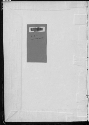 Registre des naissances, 1901