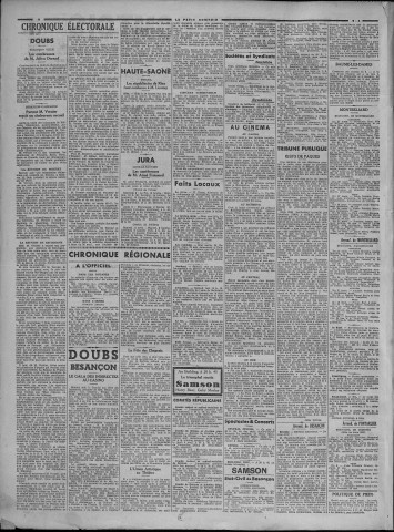 06/04/1936 - Le petit comtois [Texte imprimé] : journal républicain démocratique quotidien