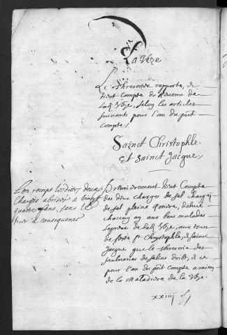 Comptes de la Ville de Besançon, recettes et dépenses, Compte de François Morel (1er juin 1671 - 31 mai 1672)