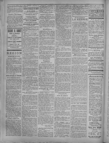 14/09/1918 - La Dépêche républicaine de Franche-Comté [Texte imprimé]