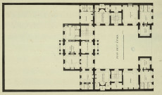 Plan du 1er étage de l'Hôtel de l'Intendance de Franche-Comté (Préfecture) [dessin] , [Besançon] : [s.n.], [1771-1778]