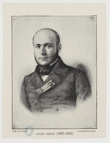 Jules Grévy (1807-1891) / Lith. de Lafosse ; Col. Bouasse-Lebel