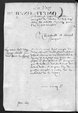 Comptes de la Ville de Besançon, recettes et dépenses, Compte de François Morel (1er juin 1657 - 31 mai 1658)