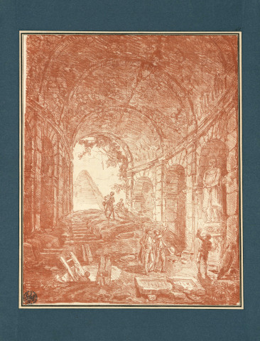 41 - Les découvreurs d'antiques , [Rome], 1765
