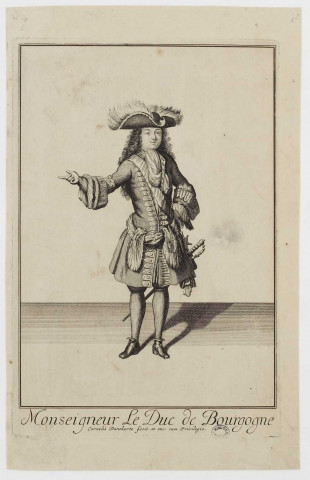 Monseigneur le Duc de Bourgogne / Cornelis Danckerts fecit.- Cornelis Danckerts