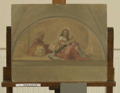 Le Repos de la Sainte Famille dit La Madone au sac