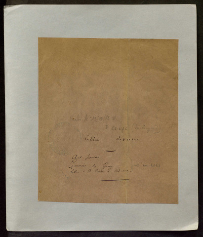 Ms 2029 - Lettres autographes, 1804-1864