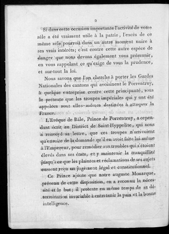 Adresse du Directoire du département du Doubs aux habitans de son ressort. Besançon, le 20 mars 1791